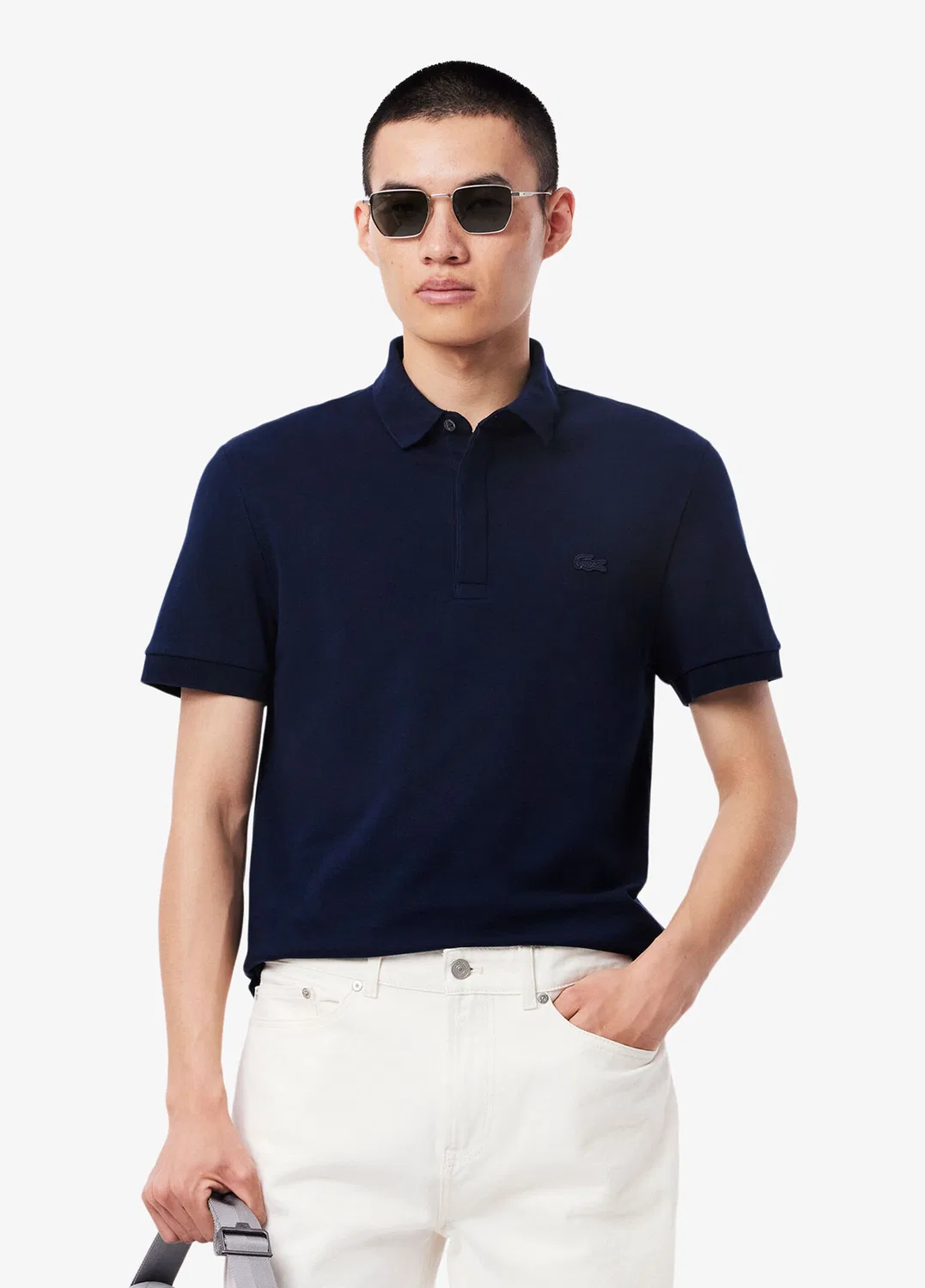 Поло Lacoste Paris, синий