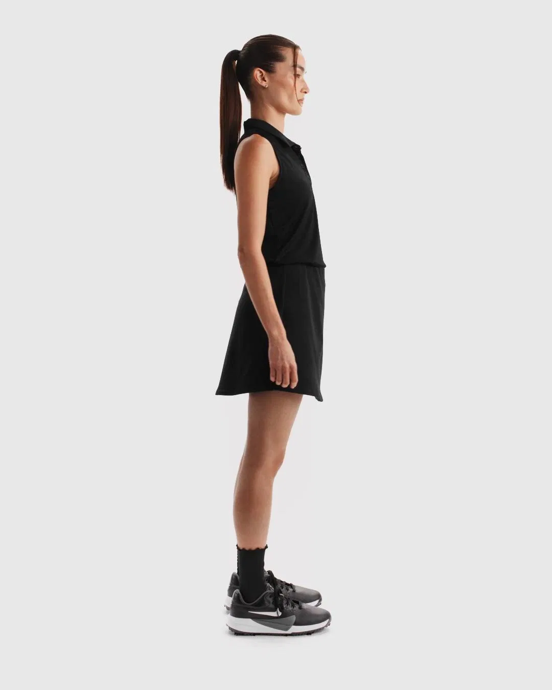 Женская юбка для гольфа с шортами Dri-FIT Nike Golf Club, Black — фото 2