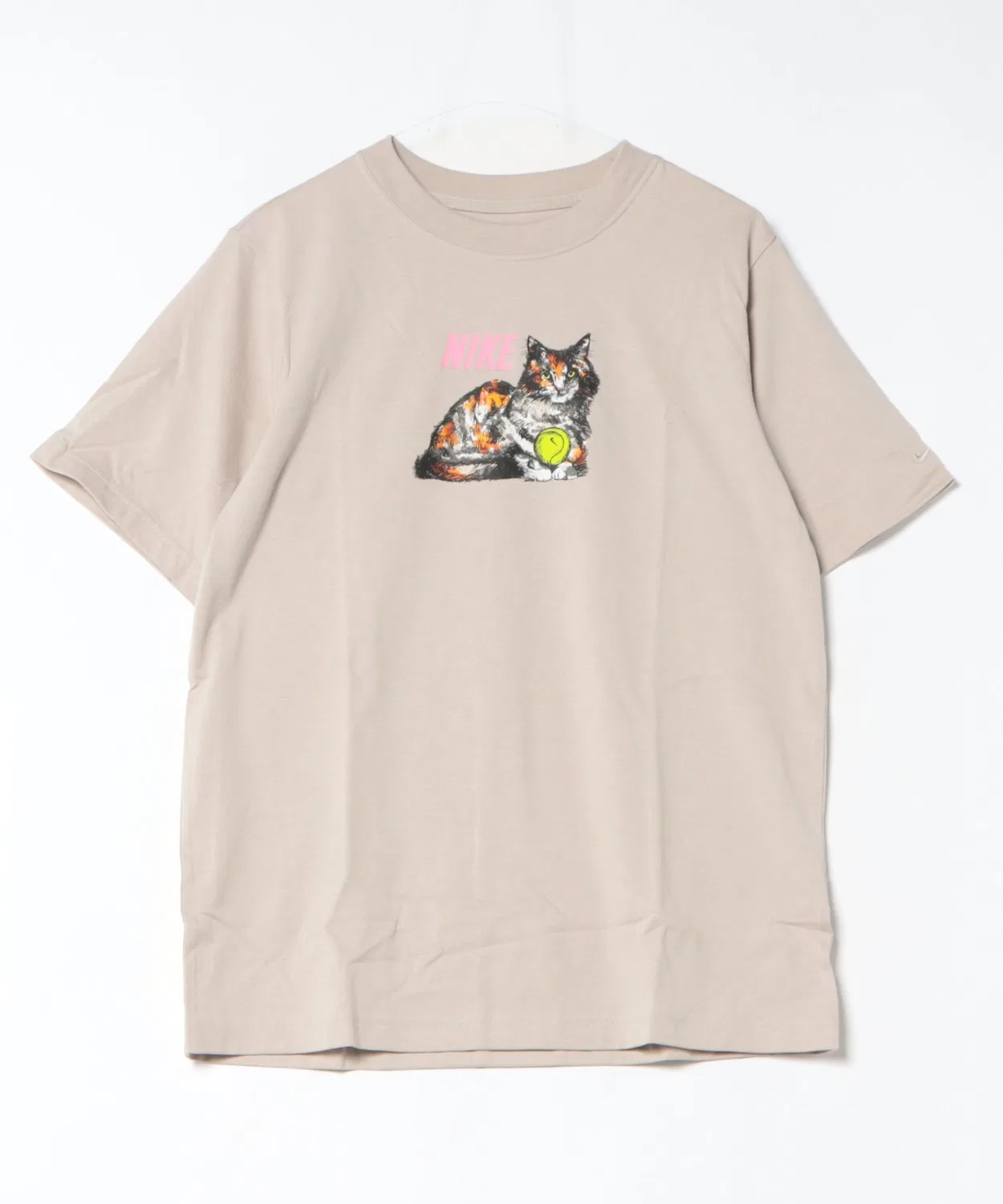 Женская футболка с коротким рукавом NIKE ASWNSWSSSPORTCATTEETGPX, Brown