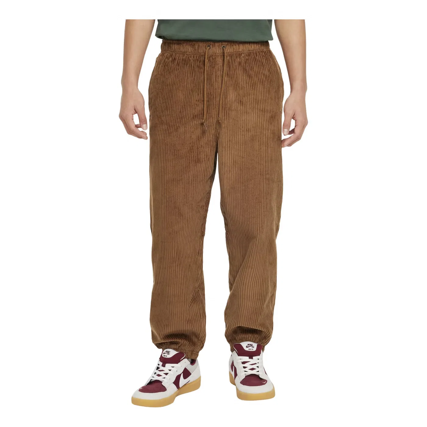 Брюки на шнурке Sb elastic cord Nike, коричневый