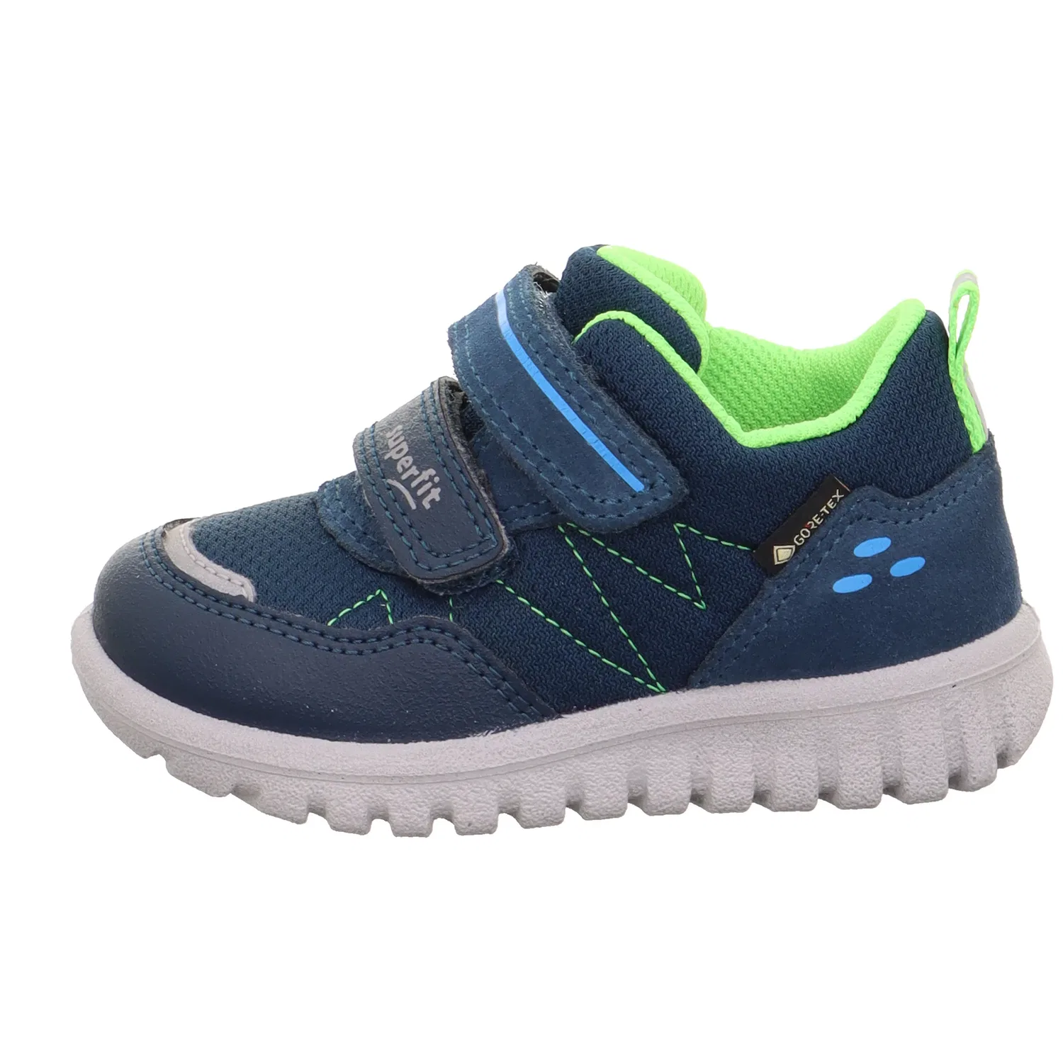 Кроссовки детские с контрастными вставками SPORT7 MINI Superfit, синий — фото 3