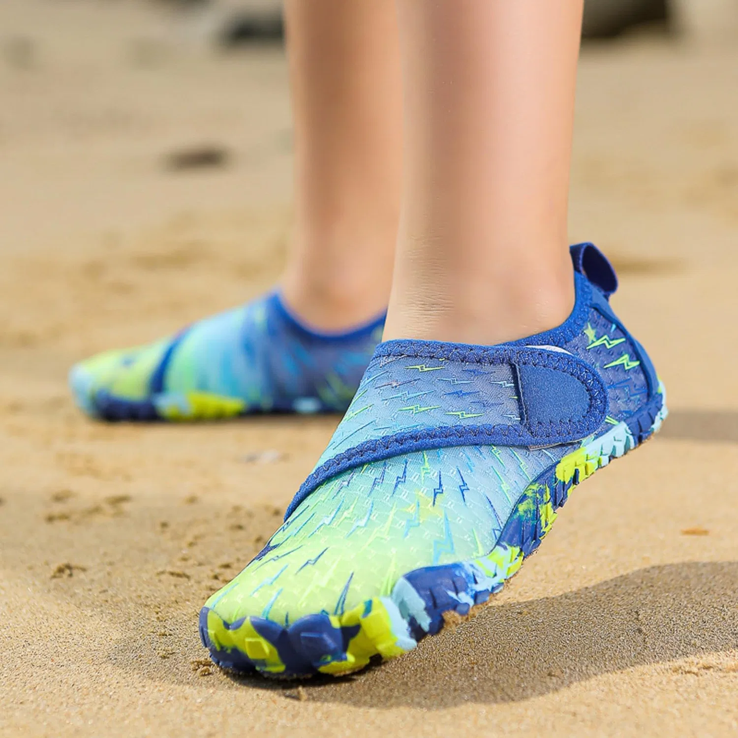 Детские кроссовки для мальчиков и девочек с принтом Scarpe Barefoot Bambino Pianta Larga Scarpe con Elastico da Trekking Scoglio Bambina Estive 35 Ginnastica Ragazzo 26 Primavera per Scogli Mare Running Shoes Montagna Ragazza 36 XXL 32 in Tela 2... — фото 3