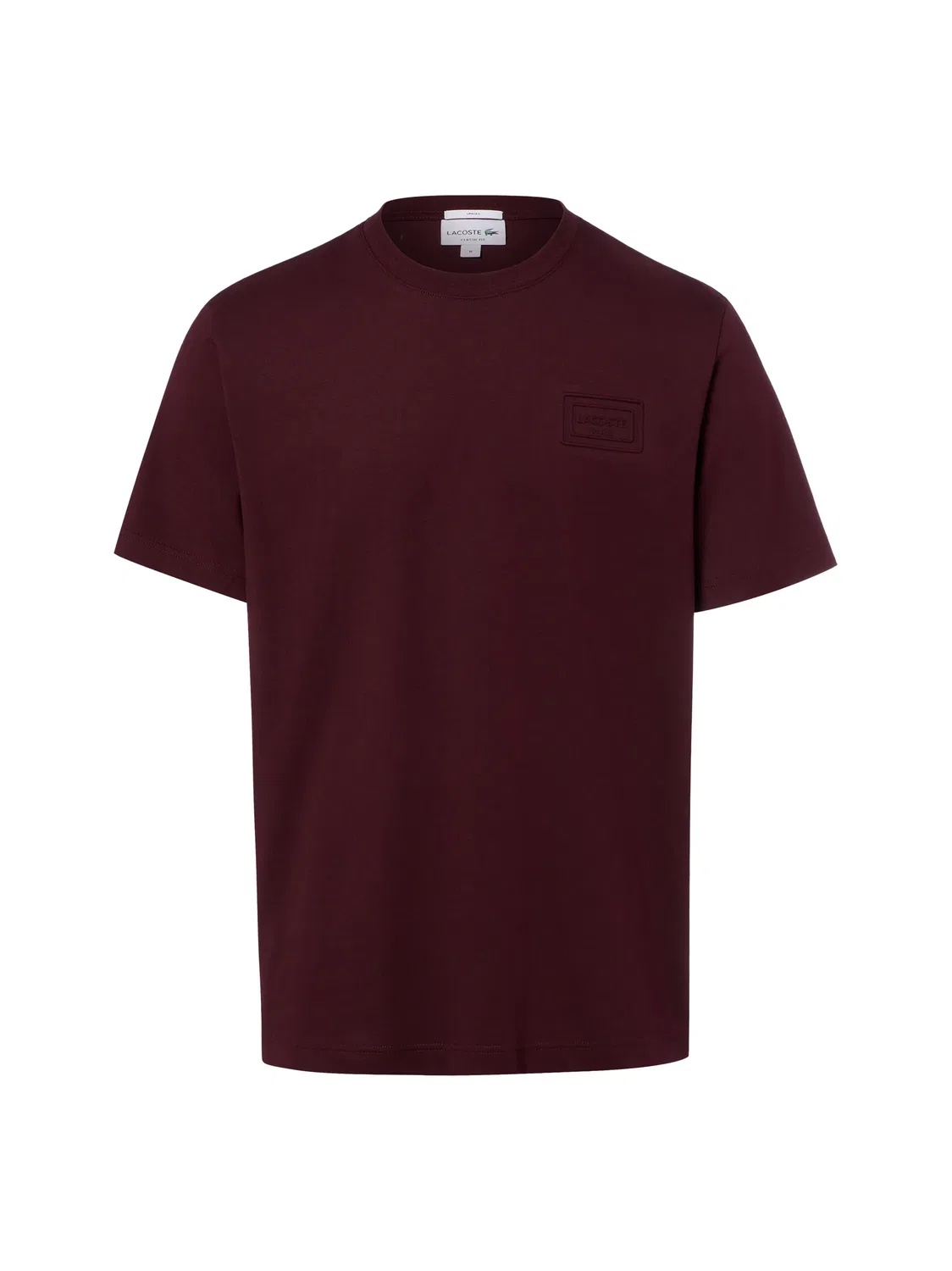 Футболка с коротким рукавом Lacoste, баклажановый