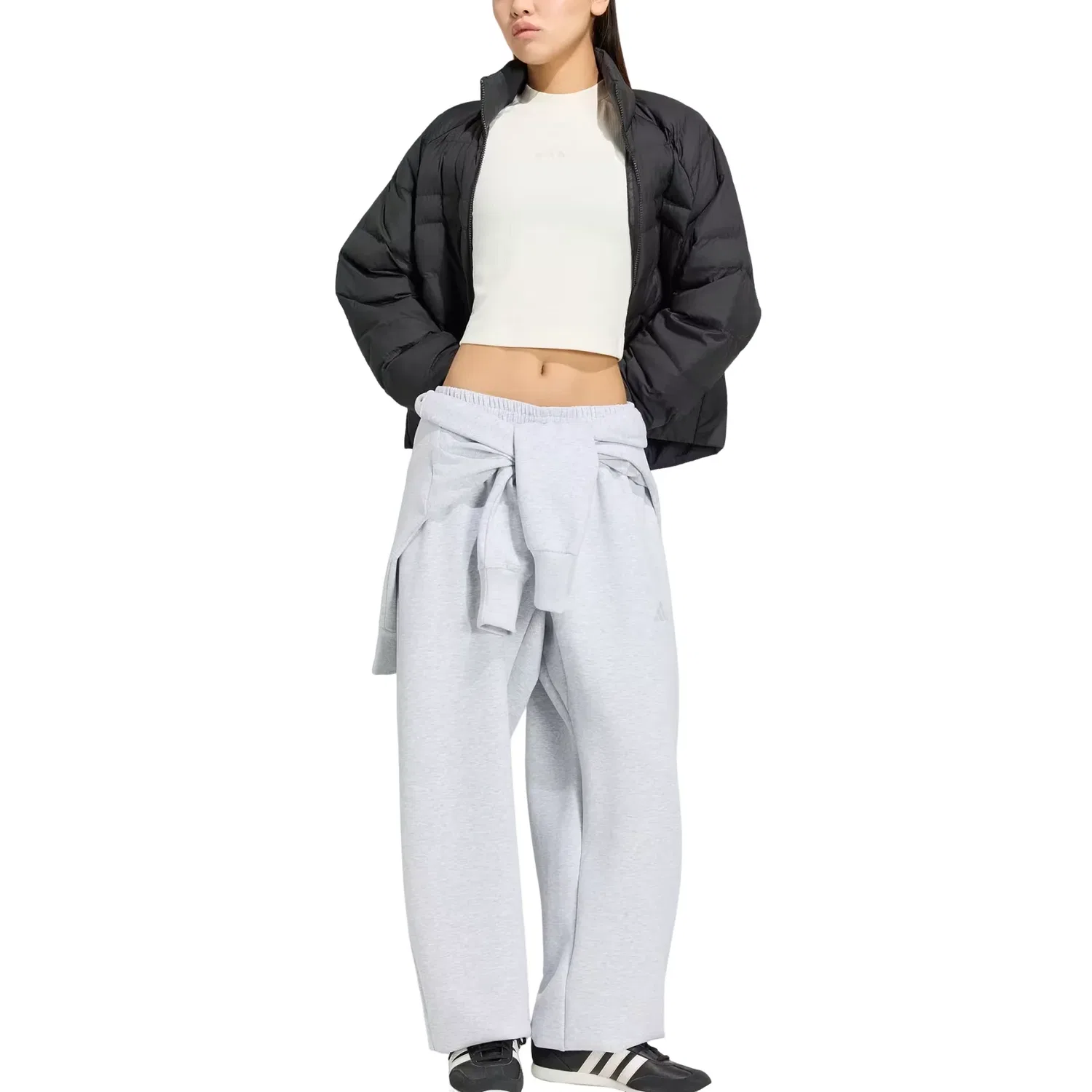 Женская куртка Essentials Packable Insulated Jacket Asia Sizing 'Black' adidas, черный — фото 4