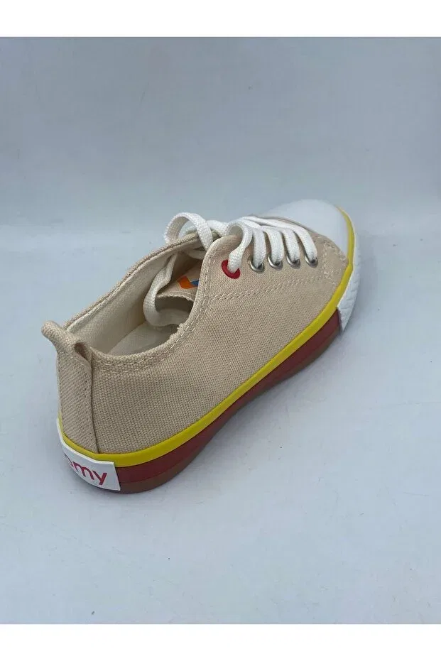 Детские кеды для девочек текстильные Converse Shoes Momy, Nude Color — фото 3