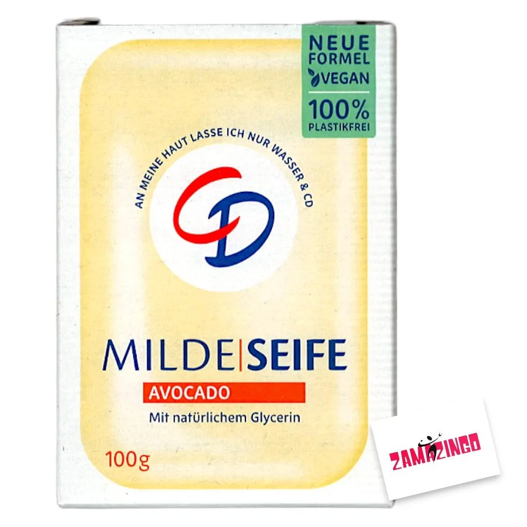 Твердое мыло CD Mild Soap with Avocado, Zama4Zingo, набор 24 шт, 100 г, Avocado