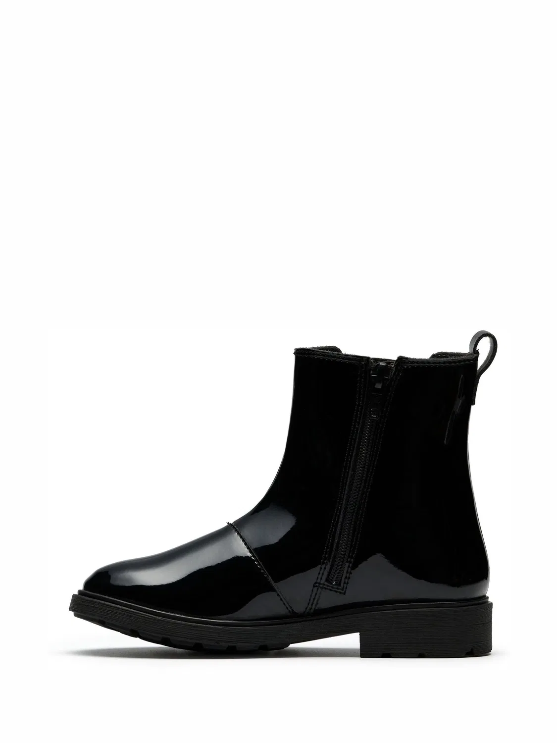 Ботинки Челси Clarks Astrol Orin K, лакированные, черные — фото 2