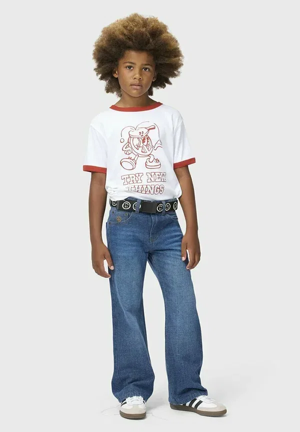 Брюки из хлопка и полиэстера Alban Molo, mid blue denim, синий