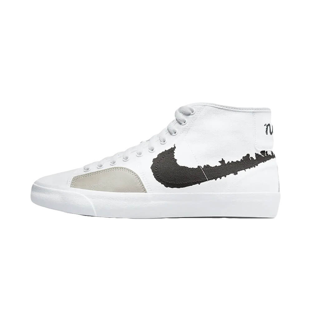 

Скейтерские кеды Nike SB Blazer Court Mid Premium, белый/чёрный