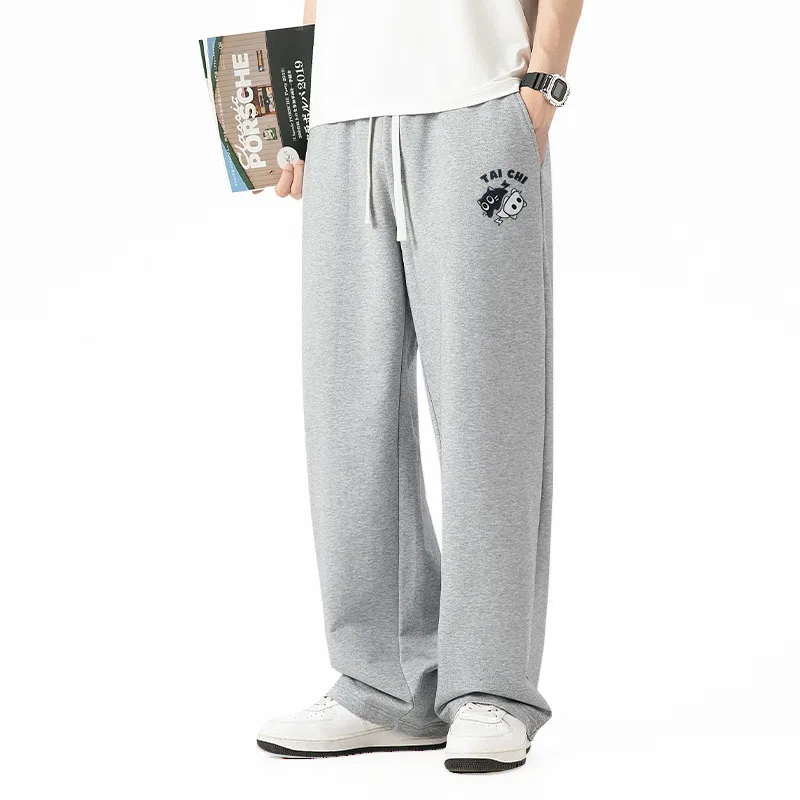 Детские повседневные штаны прямого кроя MINISO, Gray Green — фото 4