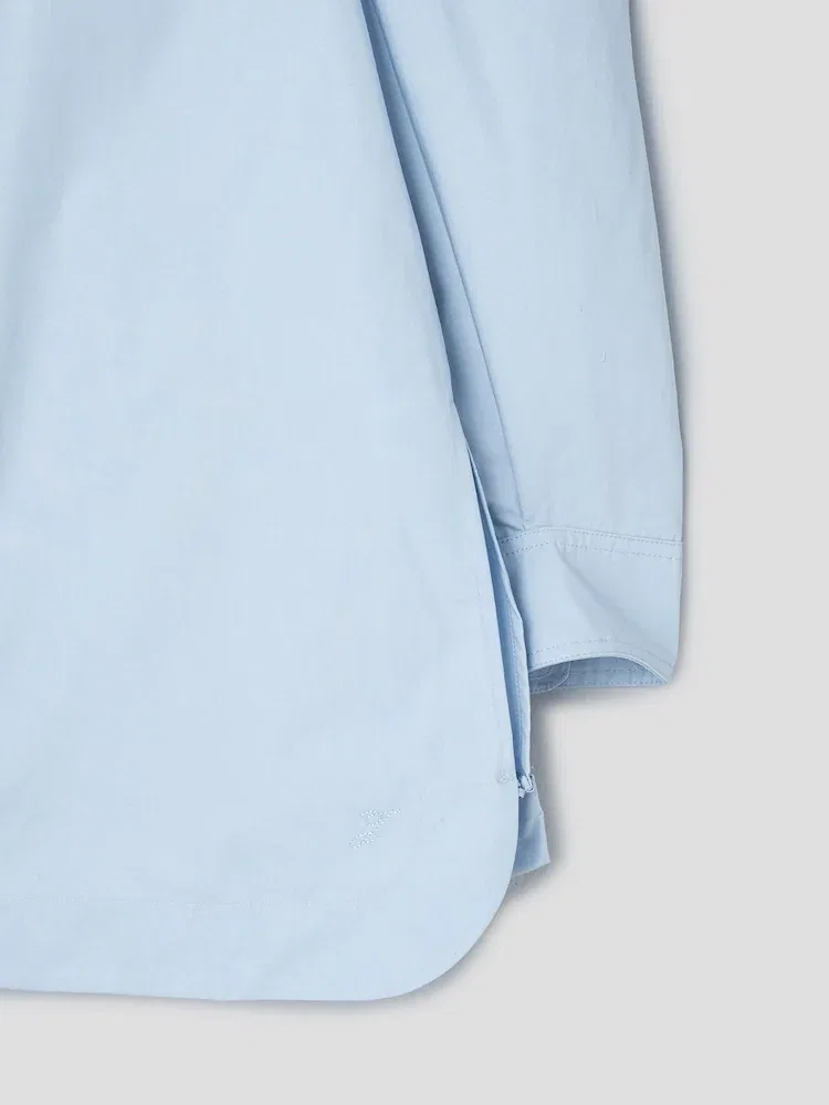 Женская рубашка с объемным силуэтом La Chemise Pittore JACQUEMUS, Light Blue — фото 4