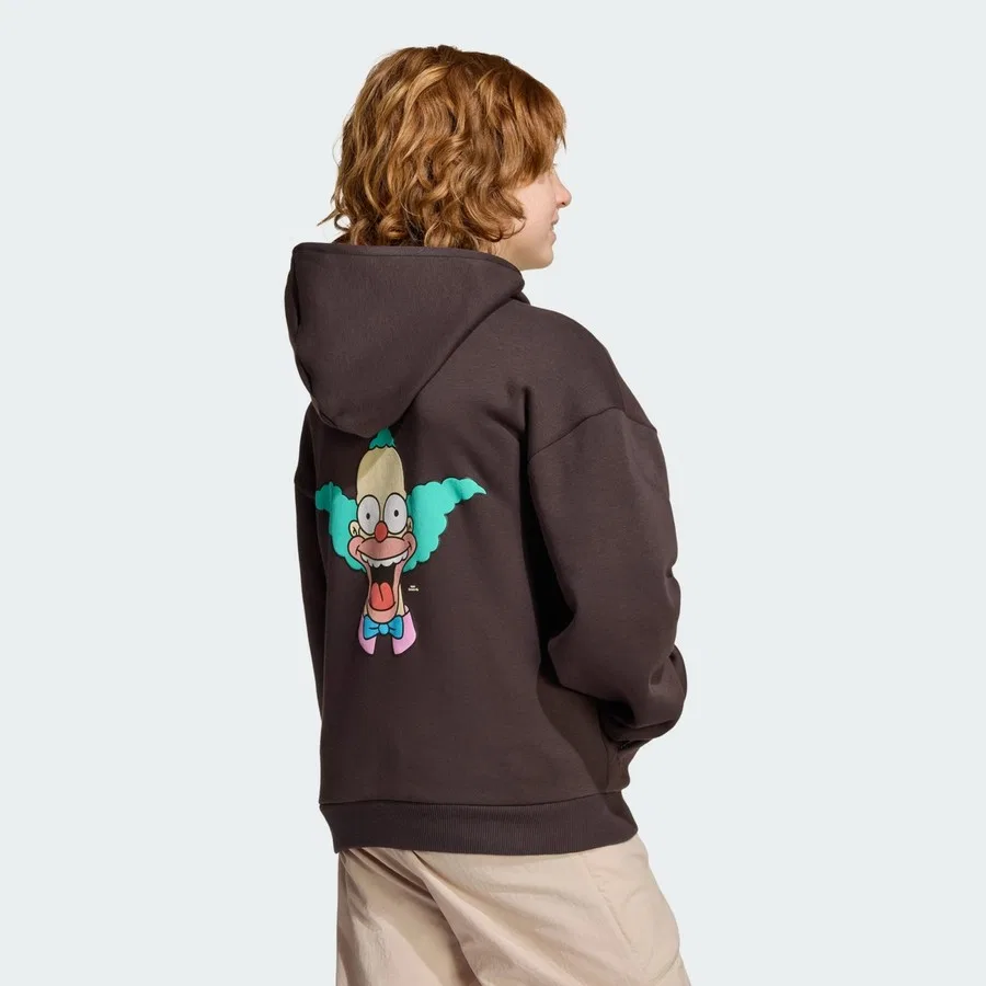 Худи с принтом The Simpsons adidas Sportswear, Коричневый — фото 4