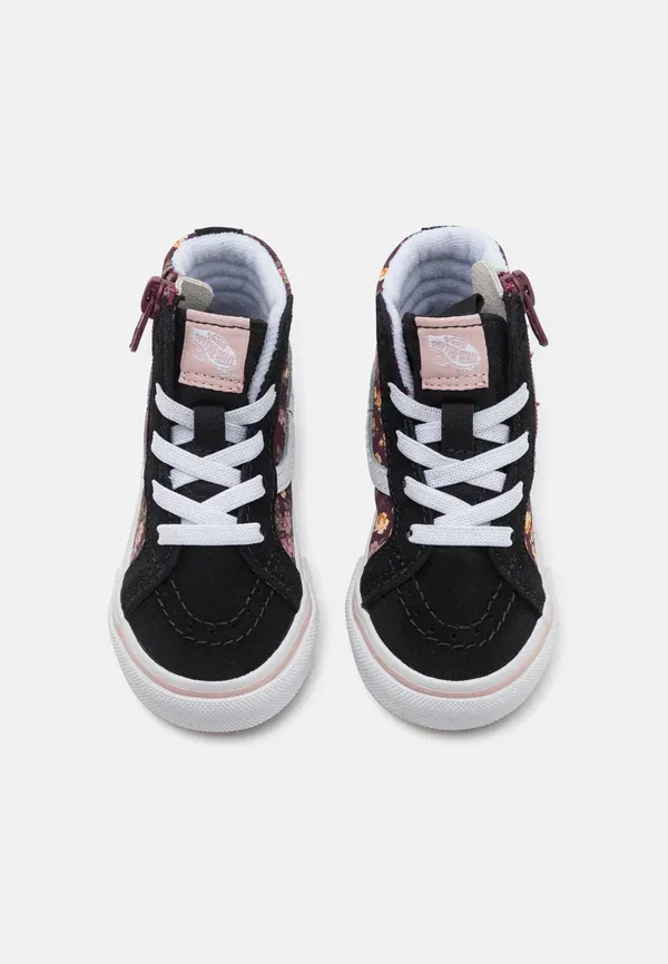 Кроссовки с цветочным принтом Sk8 Hi Reissue Side Zip Vans, Multi-coloured, черный/мультиколор — фото 4