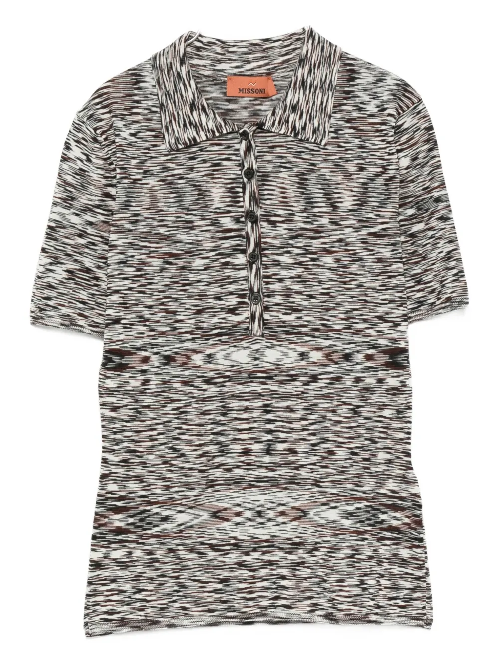 

Рубашка-поло с узором Missoni, черный