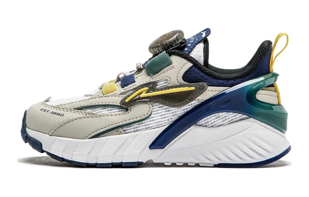 

Кроссовки LINING YOUNG Galaxy V2 Kids Lifestyle Shoes Kids Low-top Antarctic Grey / Standard White / Navy Blue, серый