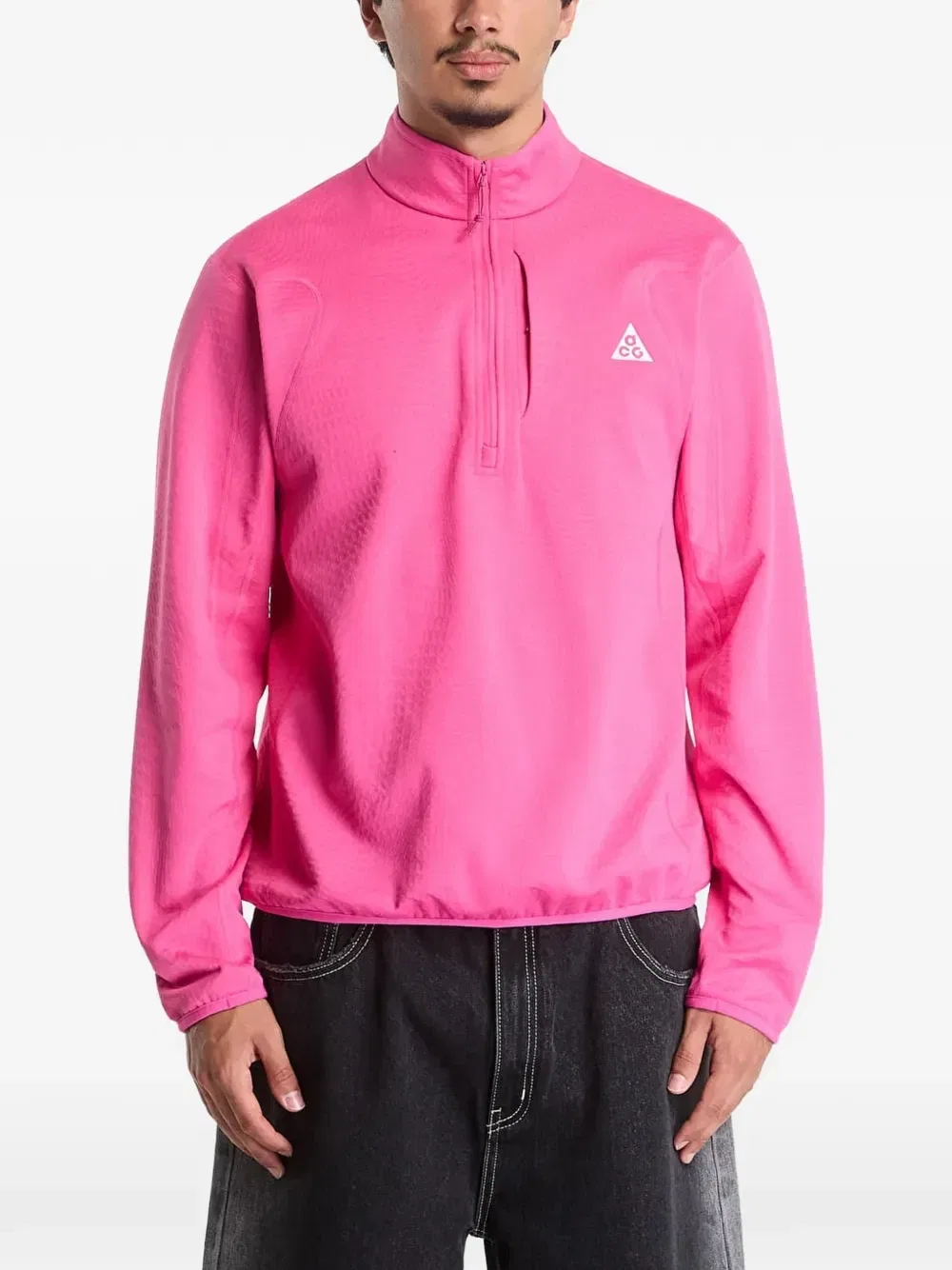 ACG Wolf Grid Therma-FIT походная футболка на молнии до середины груди Nike, розовый — фото 2