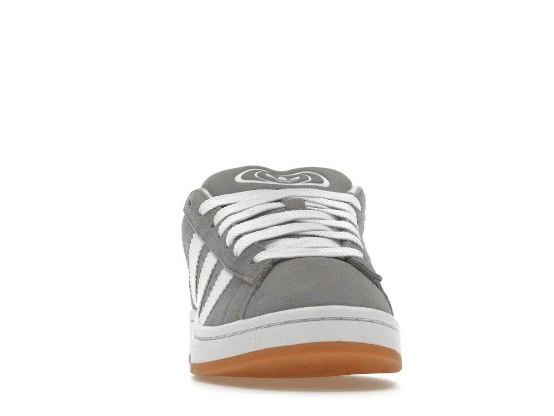 Детские кроссовки на шнуровке Campus 00s Adidas, Grey Three Cloud White Cloud White — фото 2