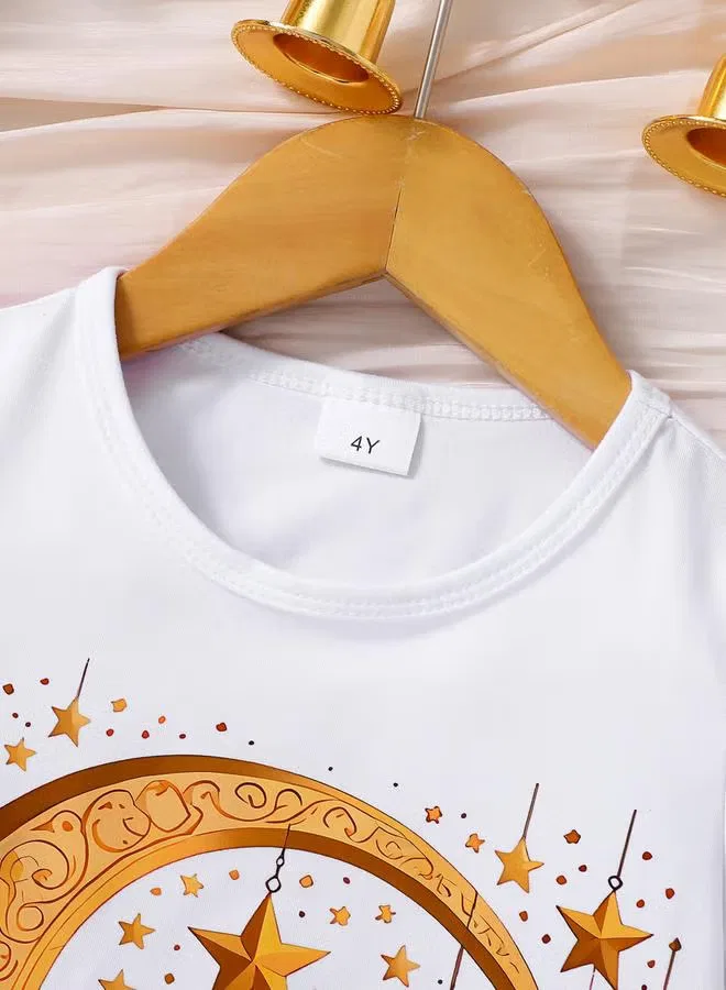 Футболка с принтом Ramadan Kareem Take Two, белый — фото 3