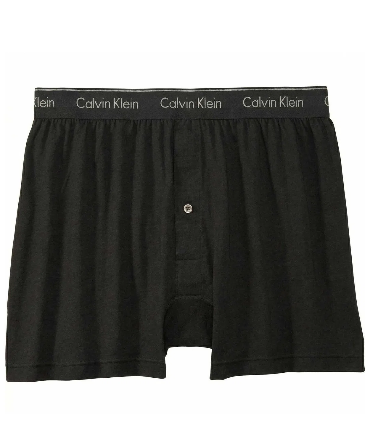 Мужской комплект трусов-боксеров с брендовым логотипом Calvin Klein, Черный — фото 3