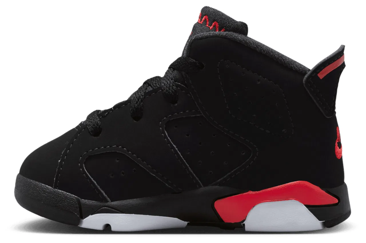 Кроссовки для мальчиков Jordan Retro 6, красный/черный — фото 2