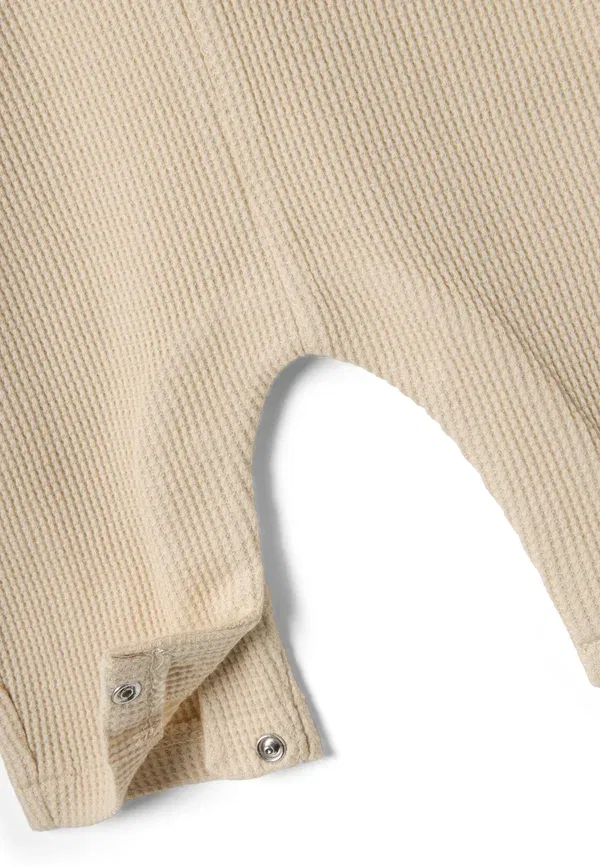 Комбинезон хлопковый Ovs beige, бежевый — фото 4
