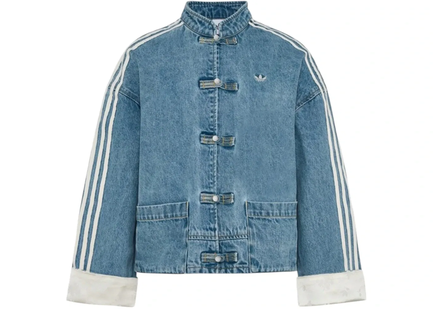 Женская куртка джинсовая New Chinese Jacket Adidas, Denim