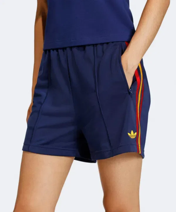Шорты классические Firebird, Adidas, темно-синий, красный, желтый — фото 3