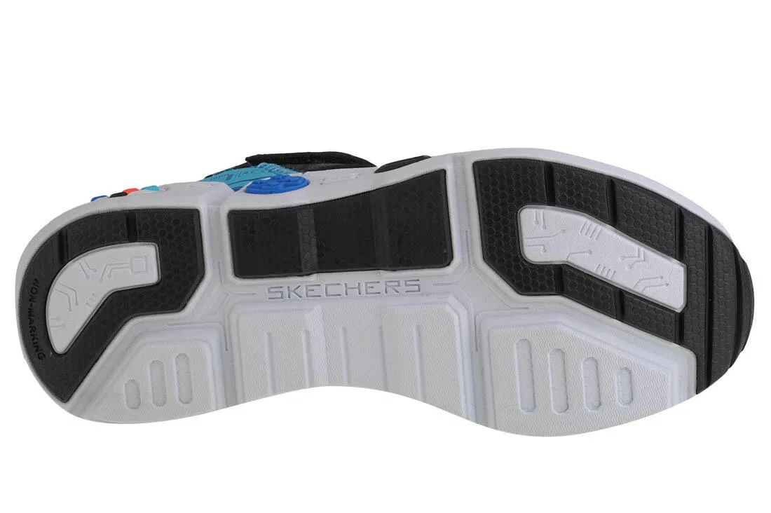 Детские кроссовки для мальчиков Gametronix Skechers, Schwarz Weiss — фото 4