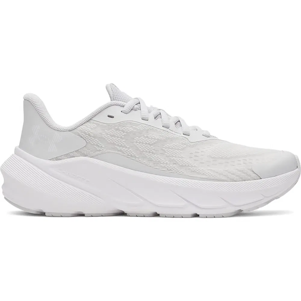 Детские беговые кроссовки Charged+ Turbulence 3 Under Armour, Gray/Gray/White — фото 2