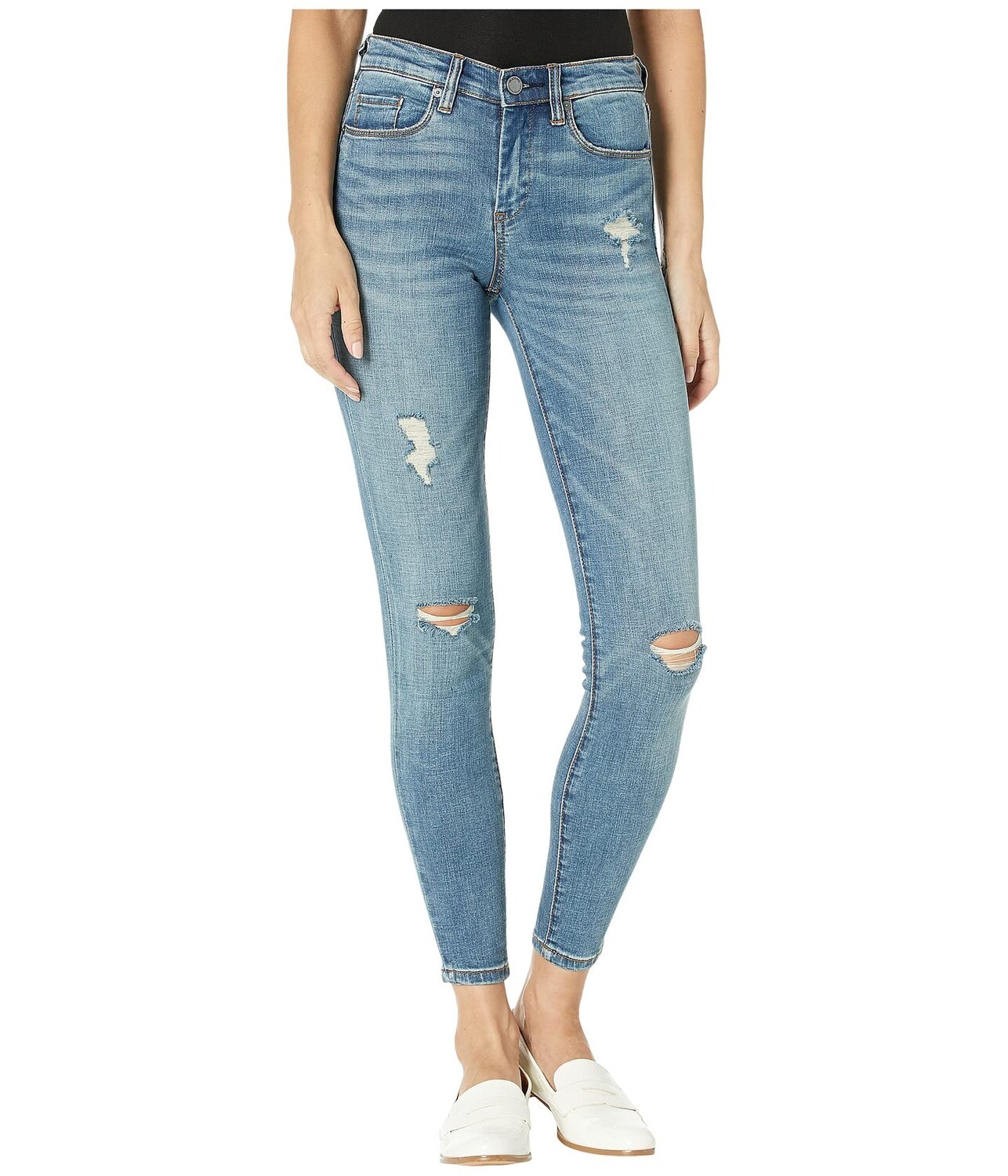 

Джинсы Blank NYC, The Bond Mid-Rise Skinny in Jersey Girls