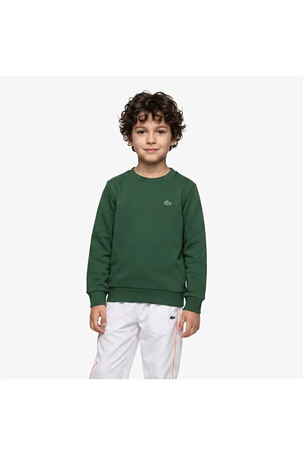 Детские свитшот для девочек с длинным рукавом Lacoste, 132-Green