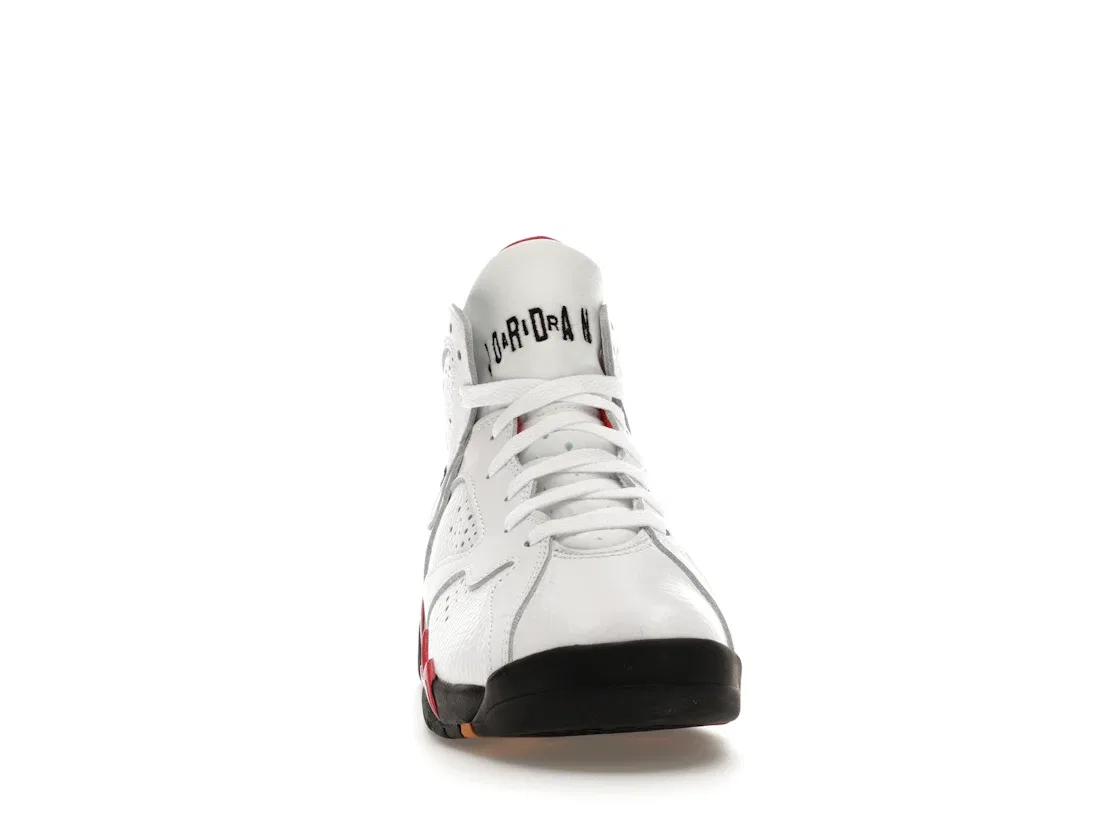 Детские кроссовки Lifestyle с обновленной технологией Jordan 7 Retro Jordan, White/Black/Cardinal Red/Chutney — фото 2