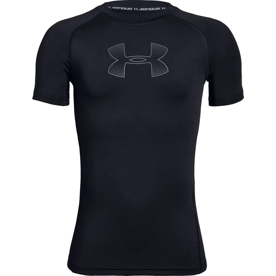 Детская футболка с коротким рукавом HeatGear Armour Under Armour, Черный
