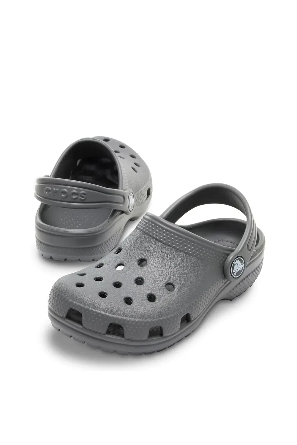 Детские классические сабо Crocs, Grey — фото 3