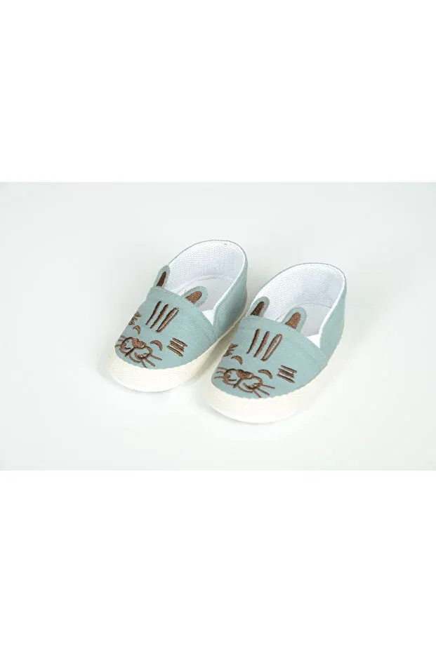 Детские пинетки с animal принтом Honey Baby, Turquoise