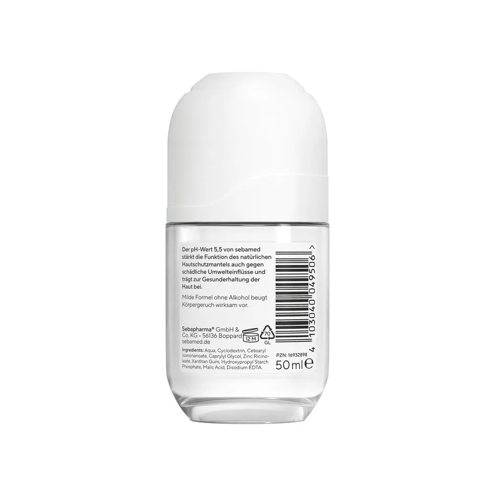 Роликовый дезодорант SEBAMED, без отдушки, 50 мл — фото 3
