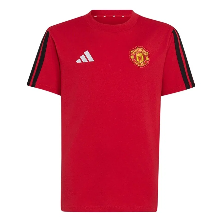 Детская футболка с длинным рукавом Manchester United Kids T-Shirt adidas, Красный