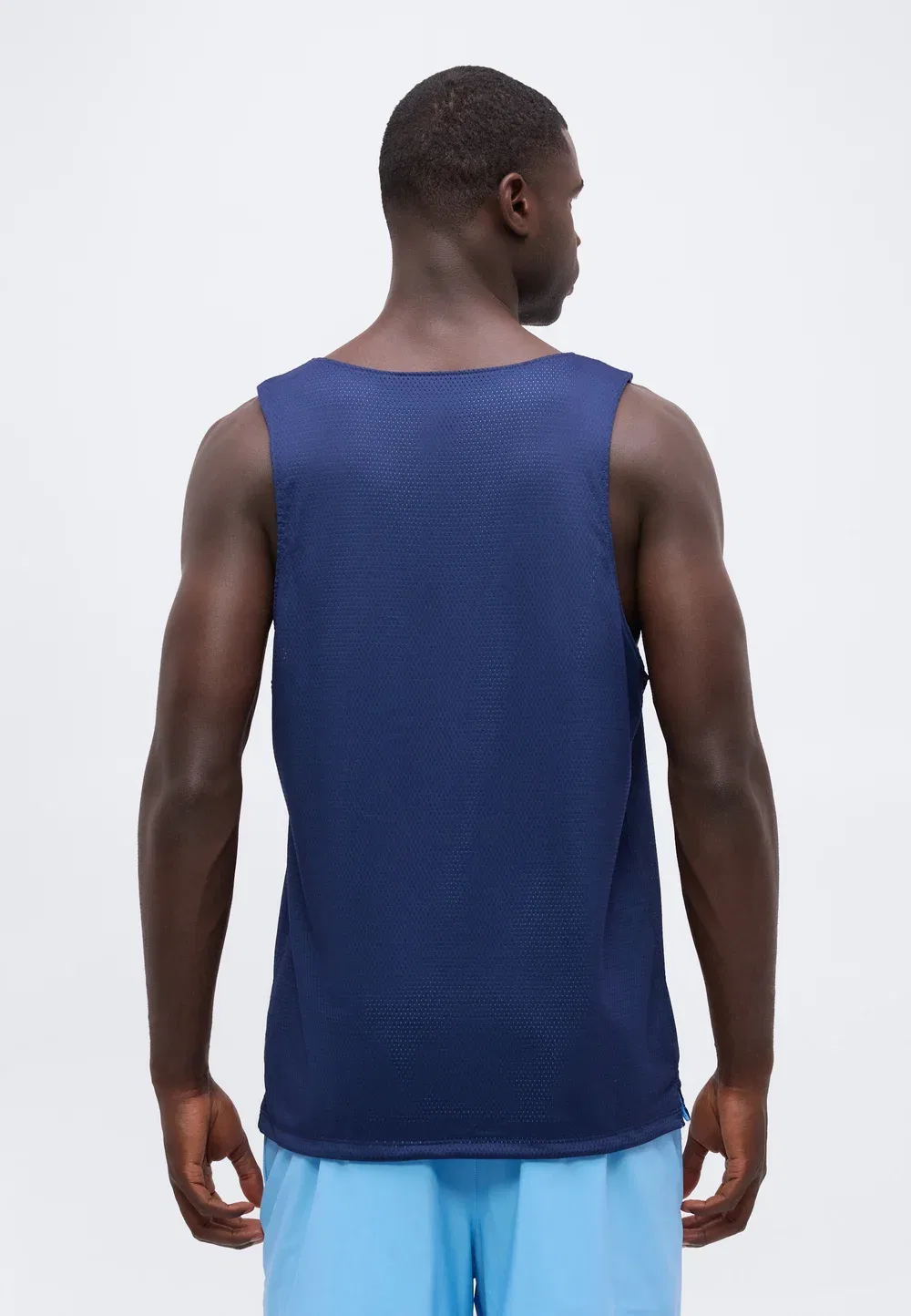 Спортивная двусторонняя футболка - верхняя часть Jordan, Midnight Navy/University Blue — фото 3