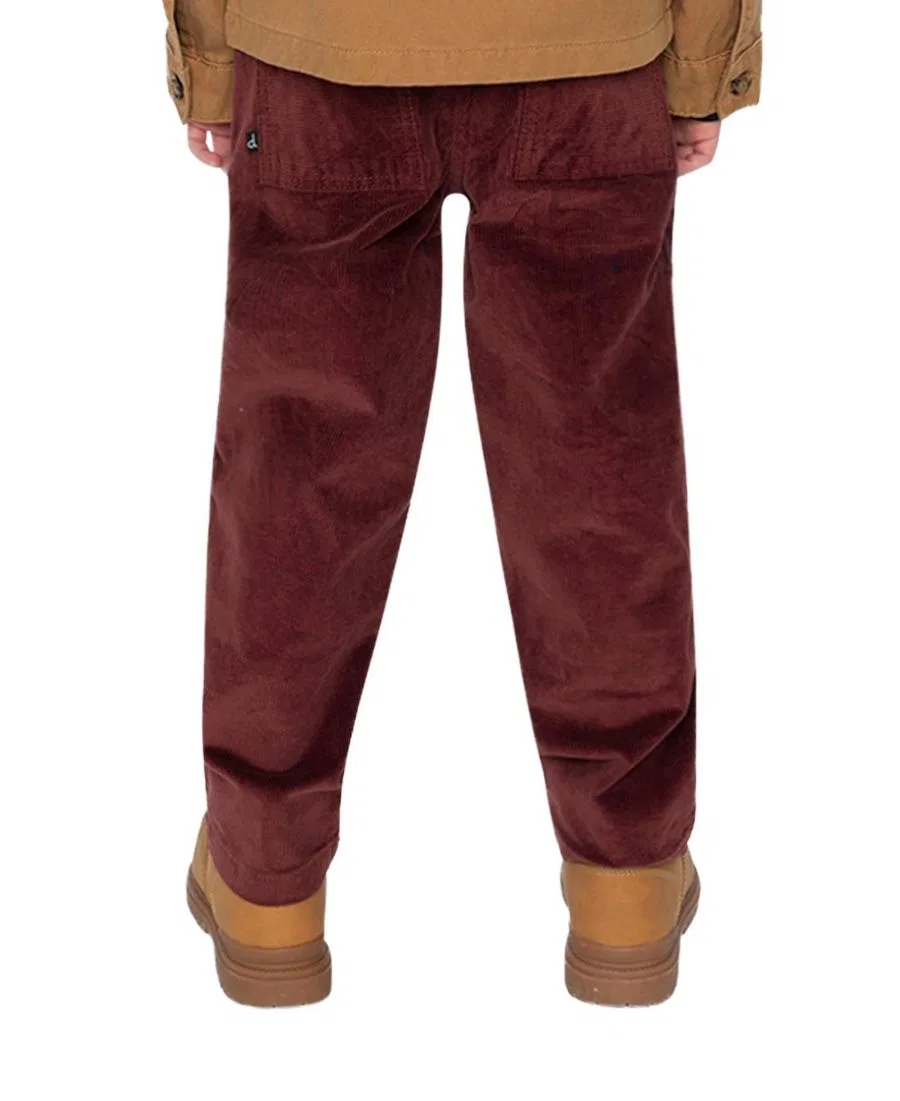 Брюки из вельвета с карго-карманом, Boys Must-Haves Deux par Deux, Reddish-Brown — фото 4