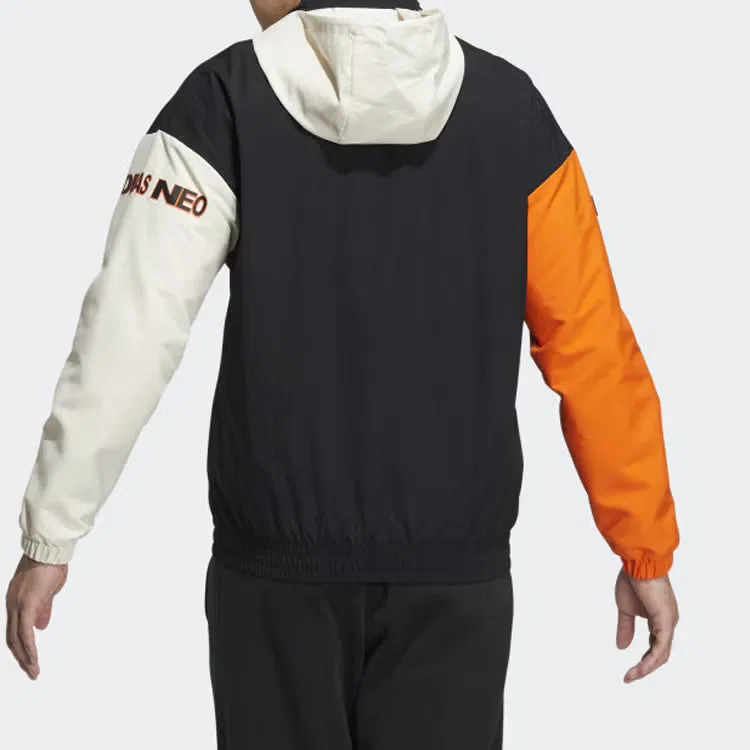 Спортивная куртка с капюшоном Neo Adidas, черный — фото 2
