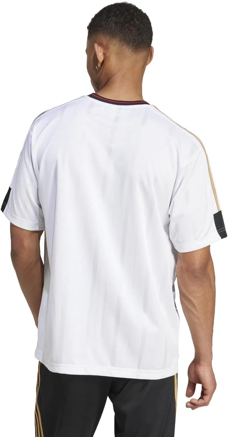 Мужская футболка с полосками House of Tiro Nations Pack adidas, White/Black/Team Victory Red/St Tan — фото 3