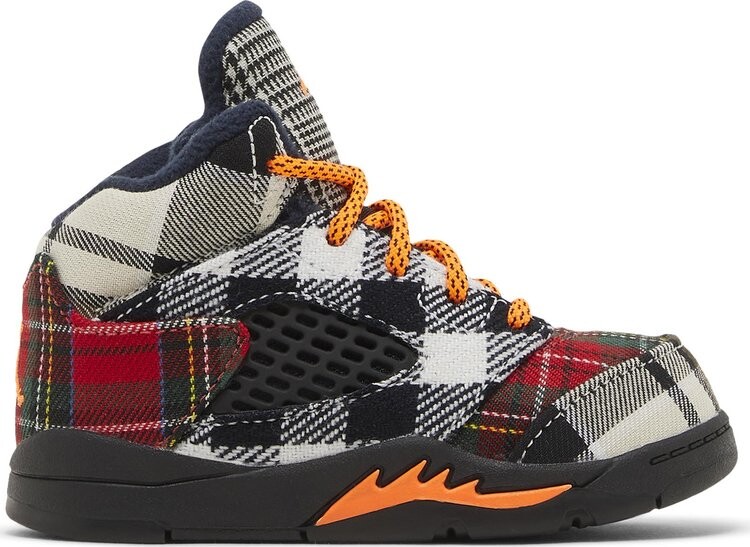 

Кроссовки Air Jordan 5 Retro TD 'Plaid', разноцветный