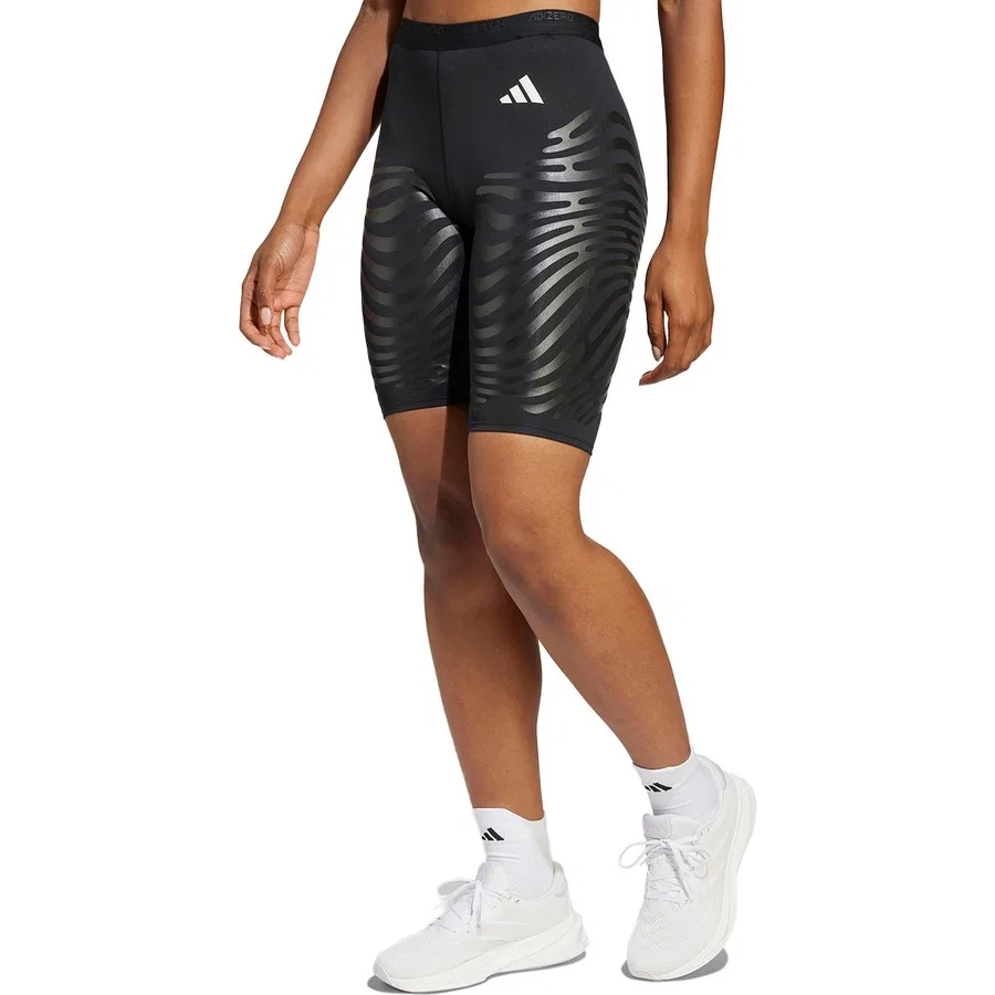 Компрессионные тайтсы для бега Adizero Control Running, женские adidas, Черный