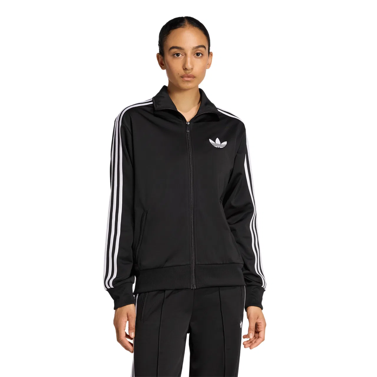 Женская куртка Firebird Classic Loose Track Top Adidas, черный/белый
