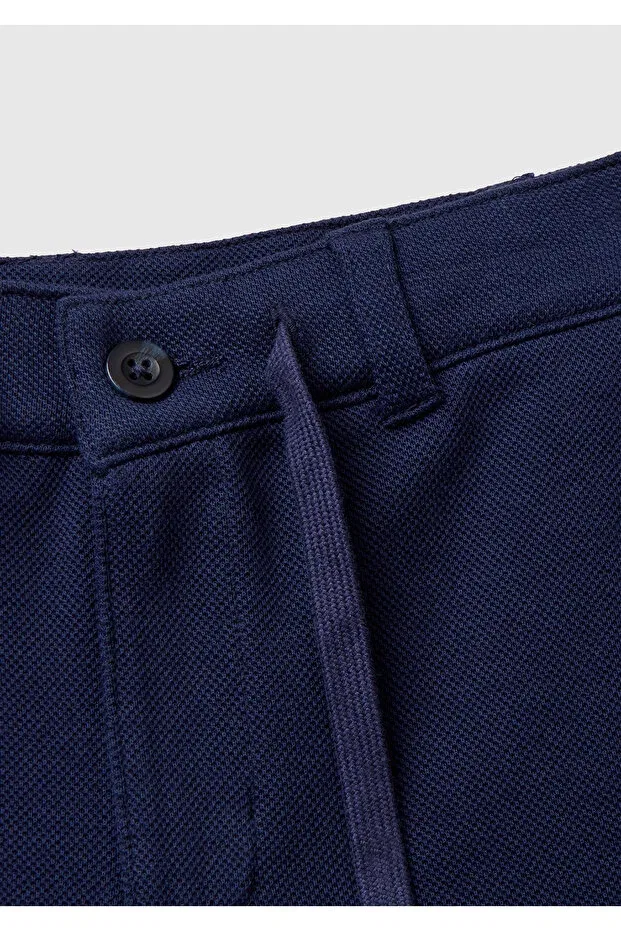 Детские шорты-бермуды для мальчиков хлопковые United Colors Of Benetton, Navy Blue — фото 3