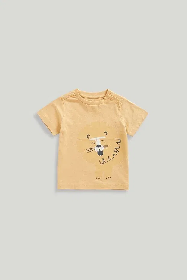 Детская футболка для новорожденных с коротким рукавом Mothercare, Yellow