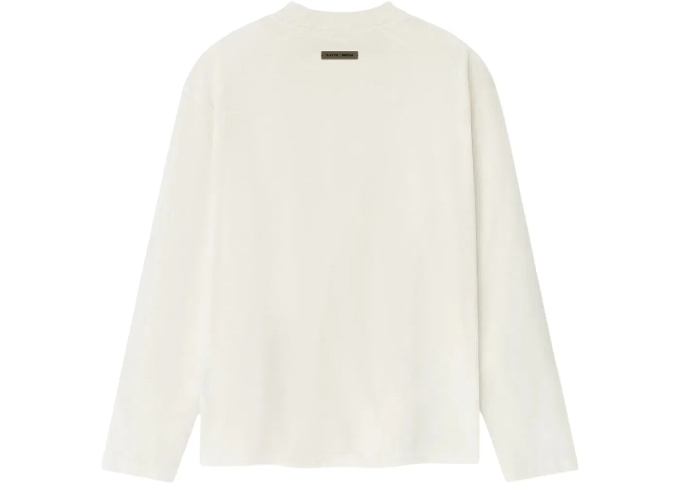Женская футболка с длинным рукавом с вышивкой Fear of God Tee, Ivory — фото 2