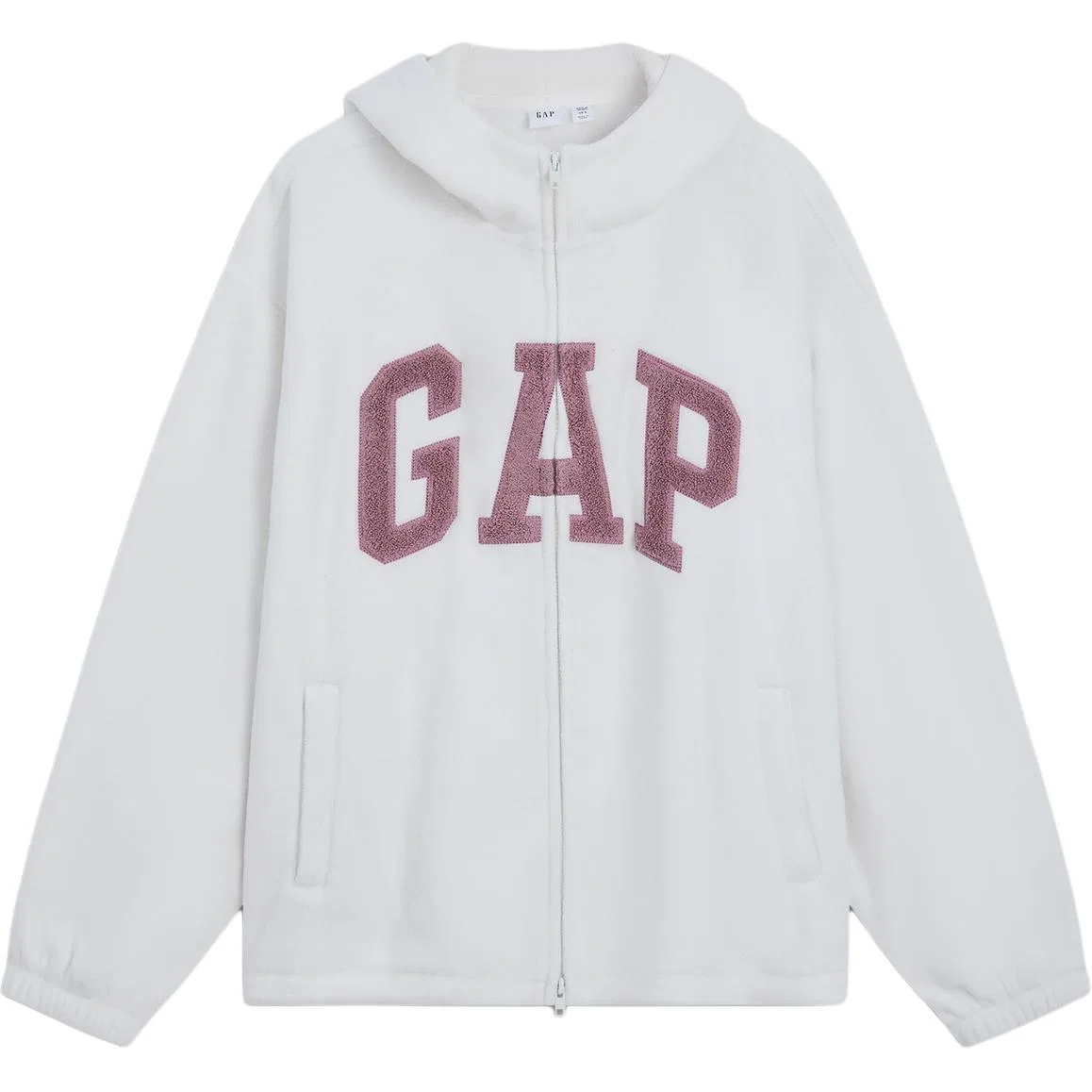 Женский худи с капюшоном прямого кроя GAP, Белый