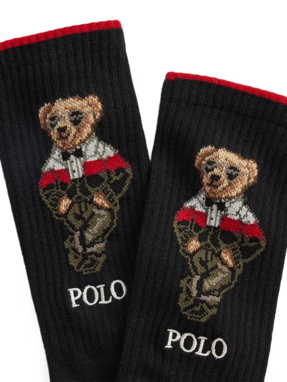Комплект Polo Bear из шести пар носков POLO RALPH LAUREN, красный — фото 2