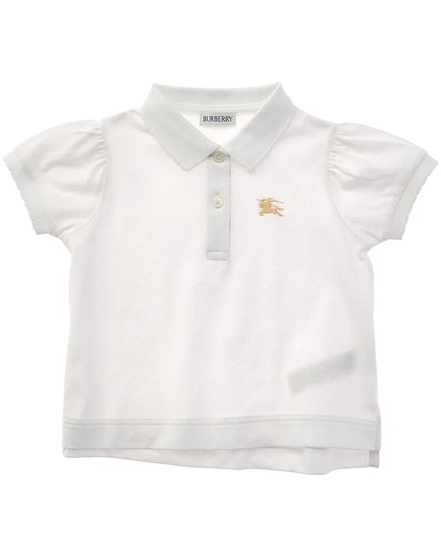 Детское поло Burberry, White